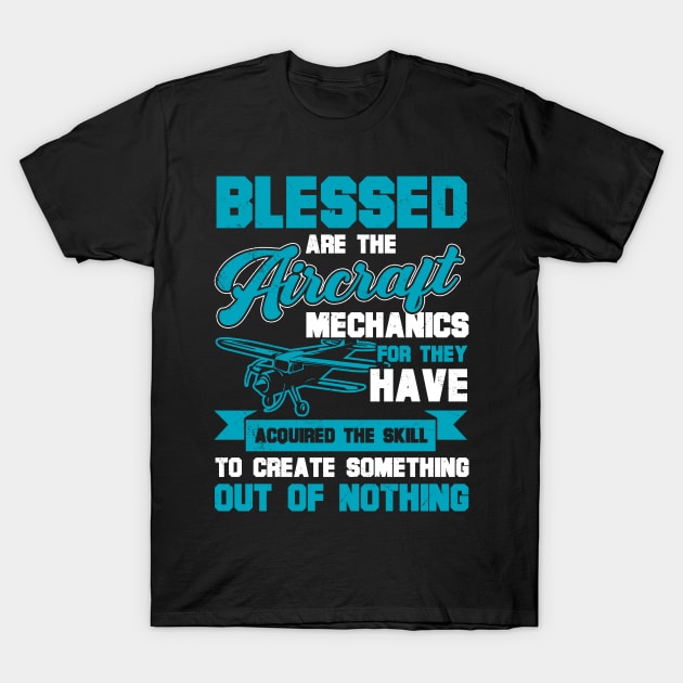 Aircraft Mechanic Aviation Airplane Mechanic T-Shirt by IngeniousMerch